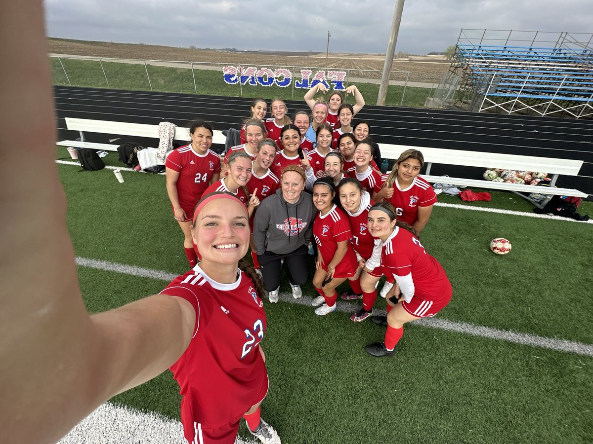 Lady Falcons swept the night last night over BHRV! #teamwork