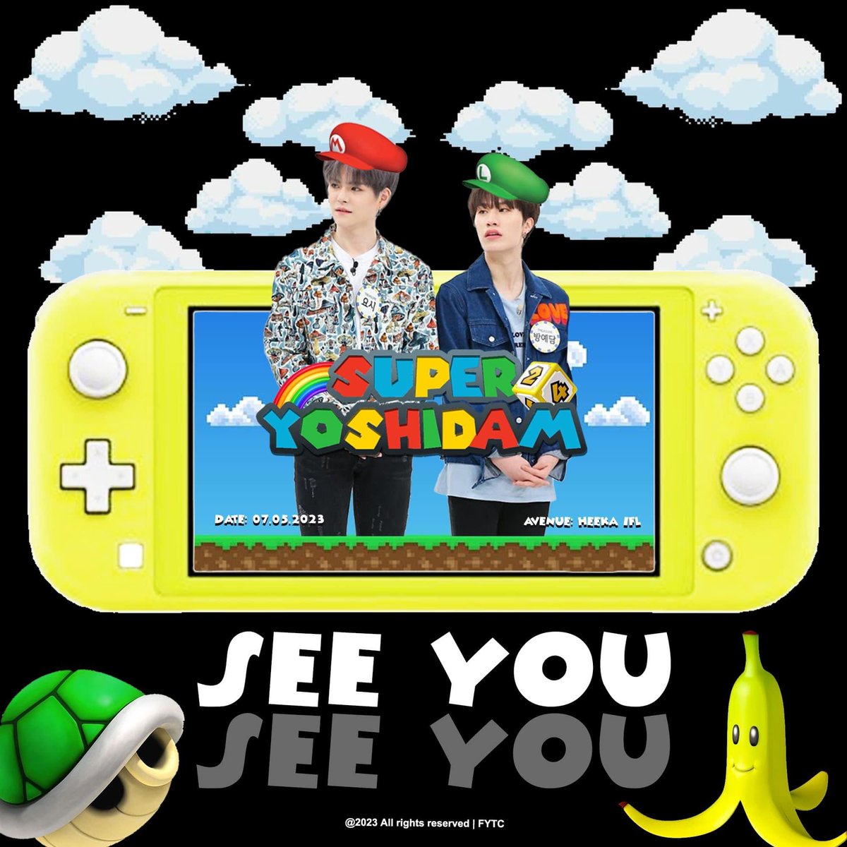 FYTREASURECAM's tweet photo. [Addtional Event] •••

🏎️ 𝑺𝑼𝑷𝑬𝑹 𝒀𝑶𝑺𝑯𝑰𝑫𝑨𝑴 🍄 https://t.co/VmD2biZCZw