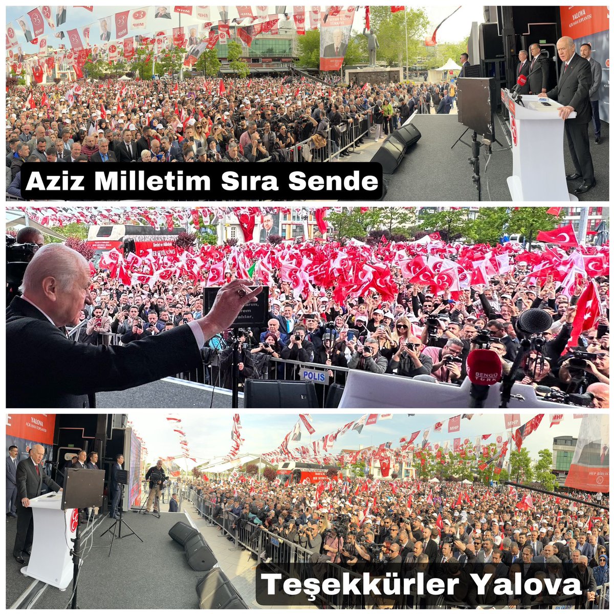 yasaryldrmMHP's tweet photo. 14 Mayıs’a Doğru Aziz Milletim Sıra Sende
#TeşekkürlerYalova https://t.co/MkW9sA9Kt4