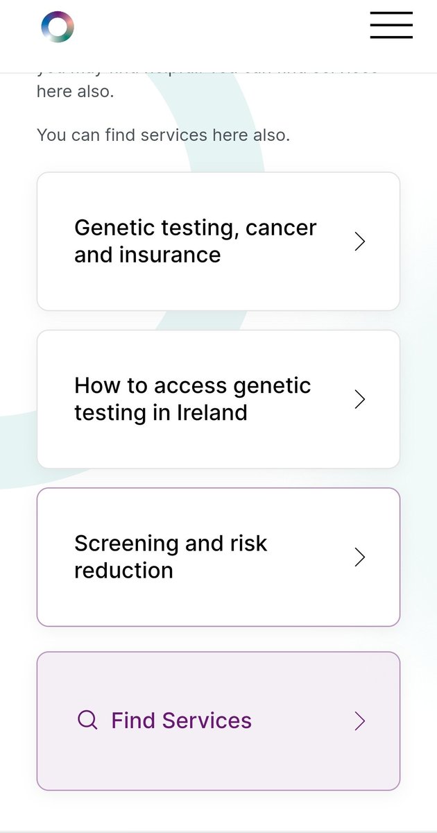Certain gene alterations increase risk of developing #ovariancancer and at an earlier age. 

What is #LynchSyndrome & #BRCA & where to find helpful info if it affects your family? 

Check out  thisisgo.ie 🧐👇

#WOCD2023 #ThisisGO #NoWomanLeftBehind #CancerGenetics