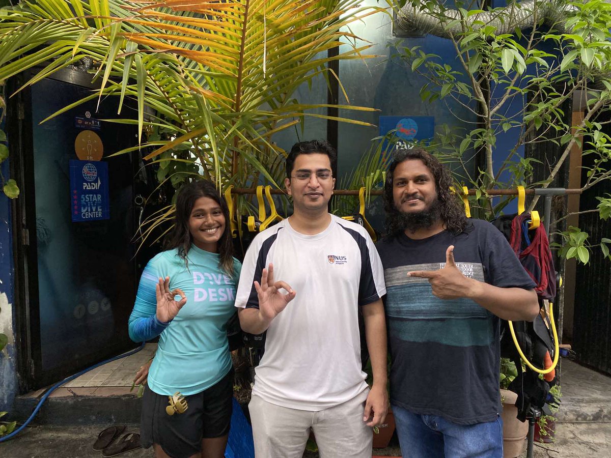 DiveDesk's tweet photo. We're excited to help Chiraag achieve his dream of becoming a certified scuba diver! It was a short visit on his part but we are happy to adjust our schedules to accommodate to his free time! It is such a pleasure to share the passion for exploring the underwater world 🌊🐠🤿 https://t.co/yHJk5uwP7u