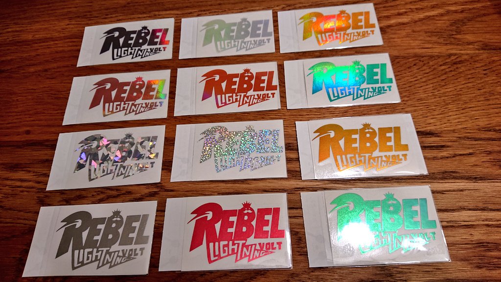 IMCOX_xl883n's tweet photo. 5/13 Rebel Lunch Meeting 2023 at Lightning.⚡Volt
参加チケット兼記念ステッカーは全12色。どの色が当たるかは当日のお楽しみ!
(ってか晴れろ)
新色のエメラルドグリーンホログラムが超キレイ☆
#RLM23
#レブルミーティング
https://t.co/DppzbduMt6 https://t.co/3hOu7LLbzt