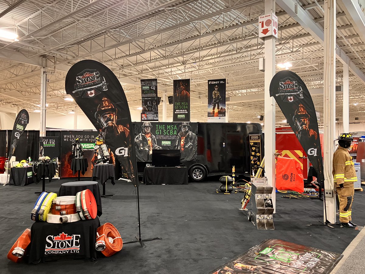 ONFireChiefs's tweet photo. Thank you to #OAFC2023 sponsors, @AJStoneCompany. We greatly appreciate your support of the OAFC and Ontario's #fireservice.

Visit their booth (FA10) to learn about their amazing, state-of-the-art safety products.

#firesafety #lifesafety #publicsafety #conference #tradeshow https://t.co/1KBU3iFZo0