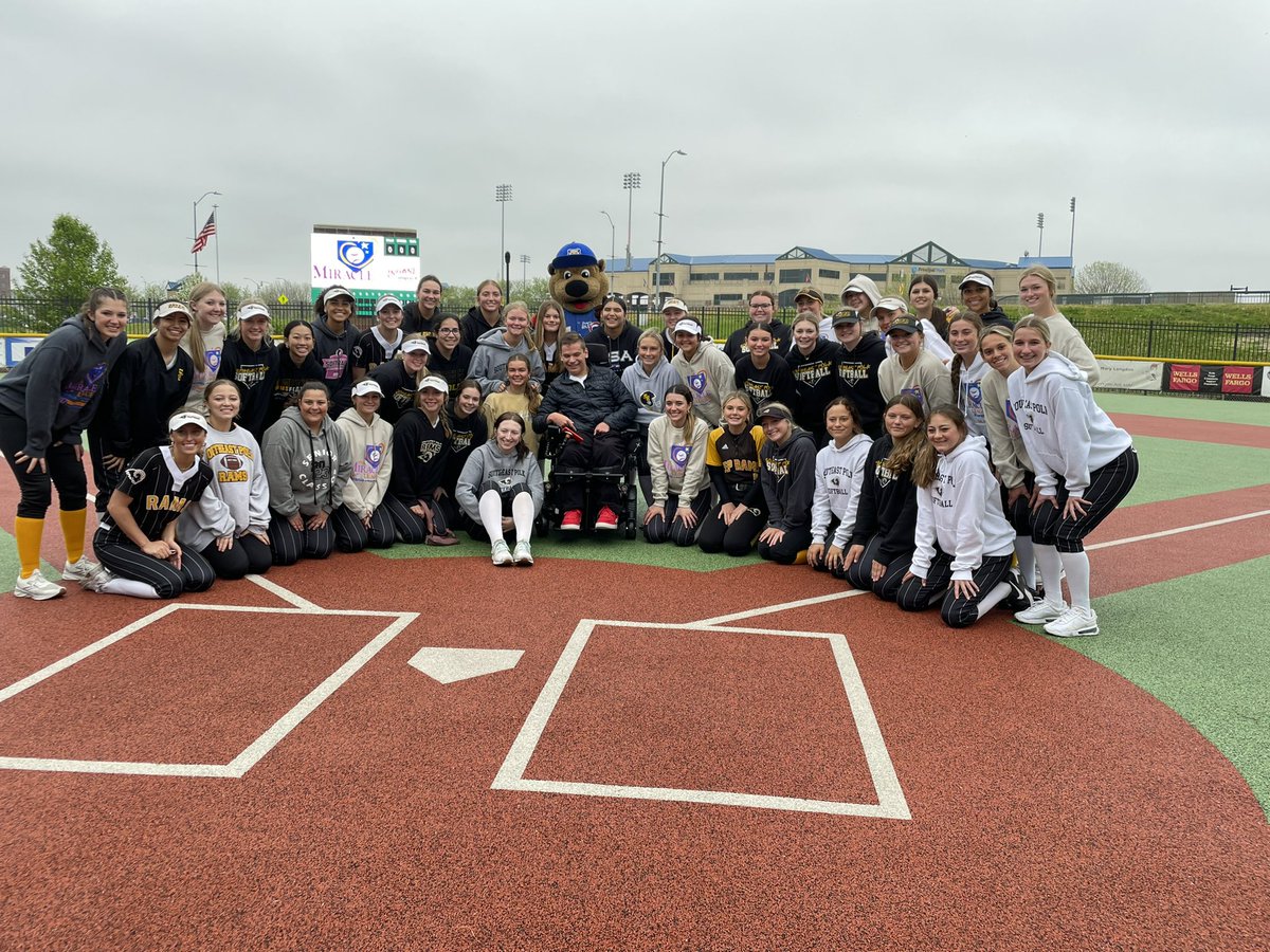 SEPRamsSB's tweet photo. Our favorite games of the year-thanks for having us Miracle Leaguers!  We loved watching you play-especially Jacob!  Have a great season! https://t.co/tbVk53FCdc
