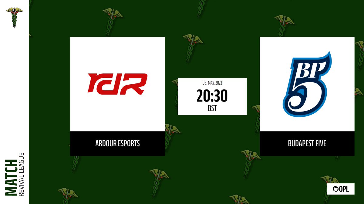 So we messed up 😀
We had the wrong times for the 2nd match, the REAL matchup will be
<a href="/ArdourEsports_/">Ardour Esports™️</a> vs <a href="/BudapestFive/">Budapest Five</a> 
20:30 BST / 21:30 CEST - twitch.tv/brawl_for_it_a…
opleague.pro/match/19385-Ar…