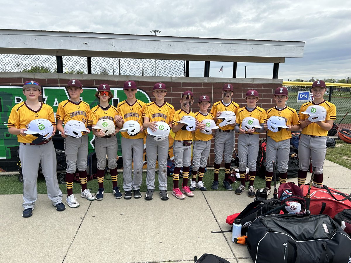 Ironmenprime29's tweet photo. @Bullpenevents 
Ironmen Prime 12u honoring #12 Tucker and #1 Grayson today at the Super Select tourney in Grand Park. Prayers up to the all! 🙏@IronmenBaseball 
#weekofpositivity https://t.co/k9XaHEajVd