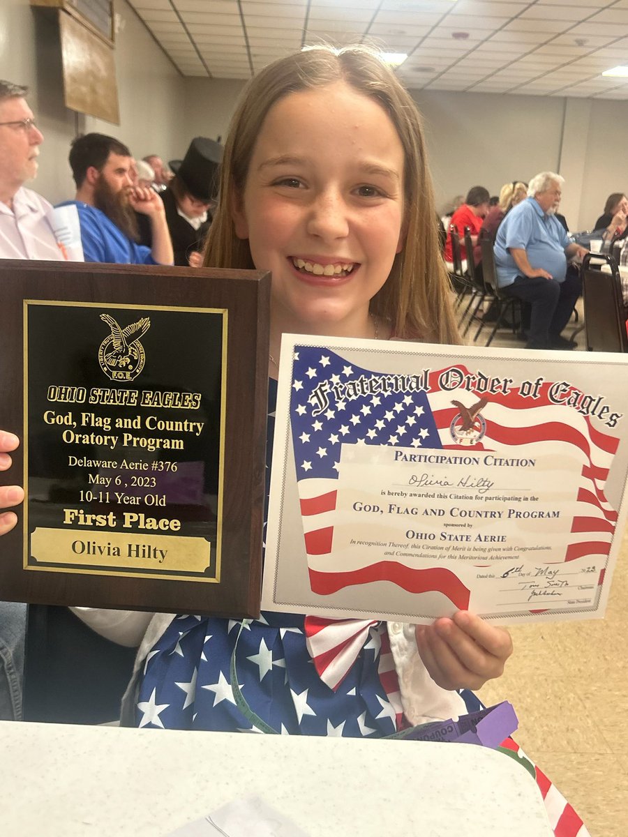 Philogirlsbball's tweet image. State Champion in the “God, Flag, and Country” speech  sponsored by The Fraternal Order of Eagles! Next stop….Reno. @FranklinLocal @HartmanDFE @philocoach @brandonhannahs @SamBlackburnTR