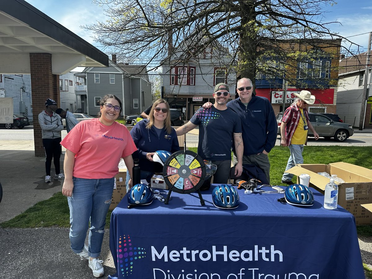 Great event at Clark Elementary safety event with our trauma team @metrohealthCLE .