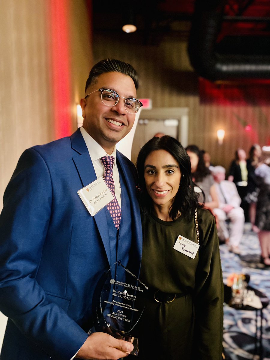 A wonderful evening celebrating my friend and colleague  <a href="/rahimkachra/">Rahim Kachra</a> and other amazing <a href="/UCalgary/">U Calgary</a> Alumni of Distinction. Inspired by all you do Rahim!