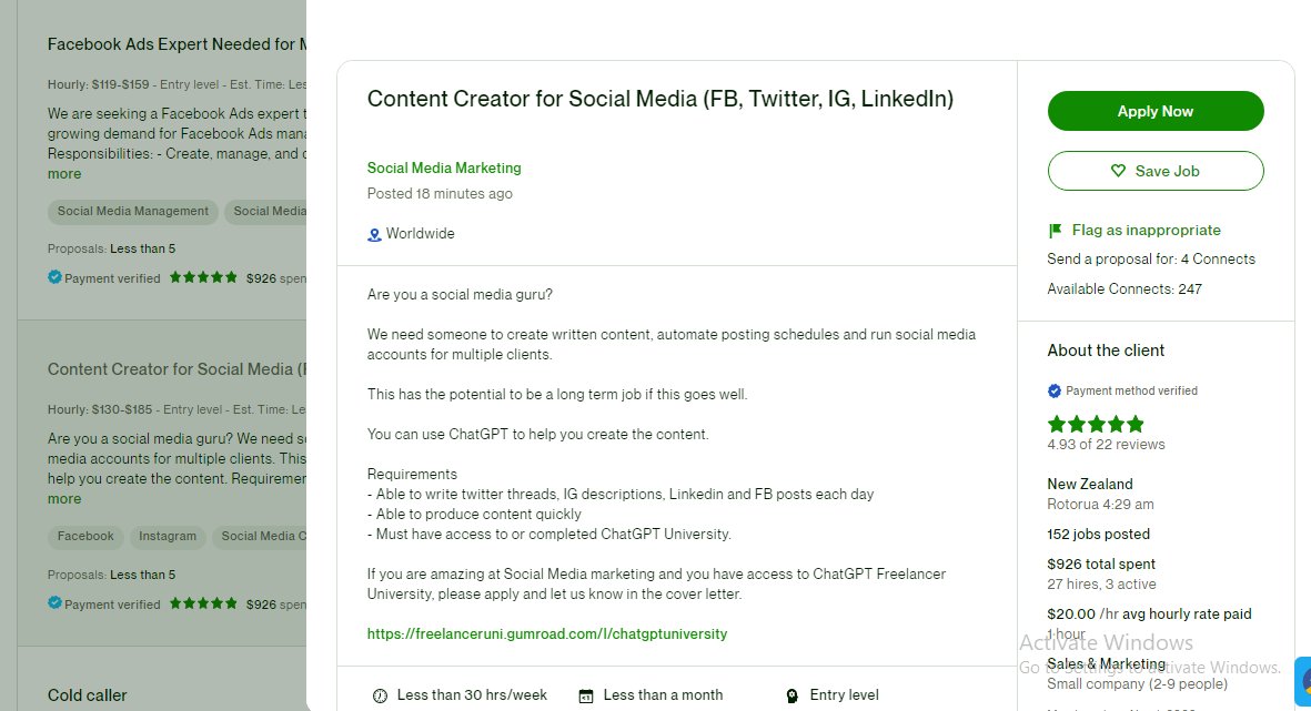 anurag__pa's tweet photo. Upwork, please ban these types of Spammy clients they are posting the same job again and again. Please take action for this client. And they are not hiring anyone. @Upwork
Job Link:-
https://t.co/r5tHSzubsM
#upwork #upworkhelp https://t.co/FmqtvLUS6h