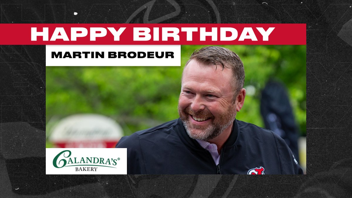 NJDevils's tweet photo. Happy birthday to the 🐐!

Drop your birthday wishes for Marty ⤵️

#NJDevils | @TeamCalandra https://t.co/pWjSjrgUjU