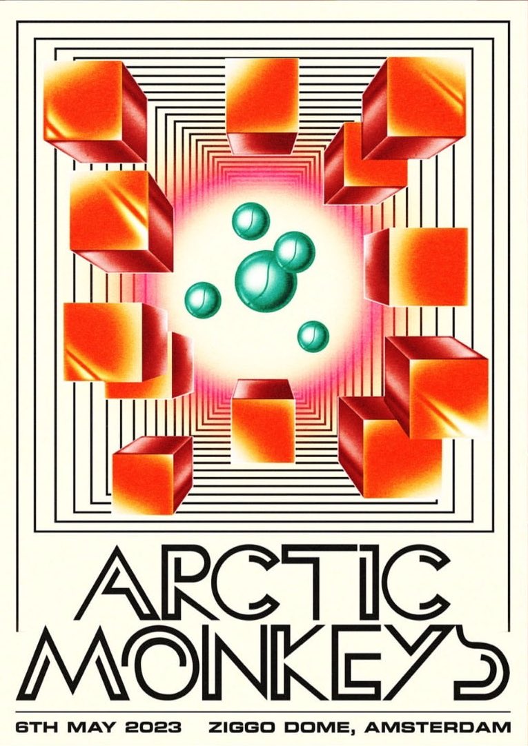 El poster para la segunda noche en Amsterdam, diseñado por <a href="/liorzh_/">Liorzh (Gabriel Picard)</a>.