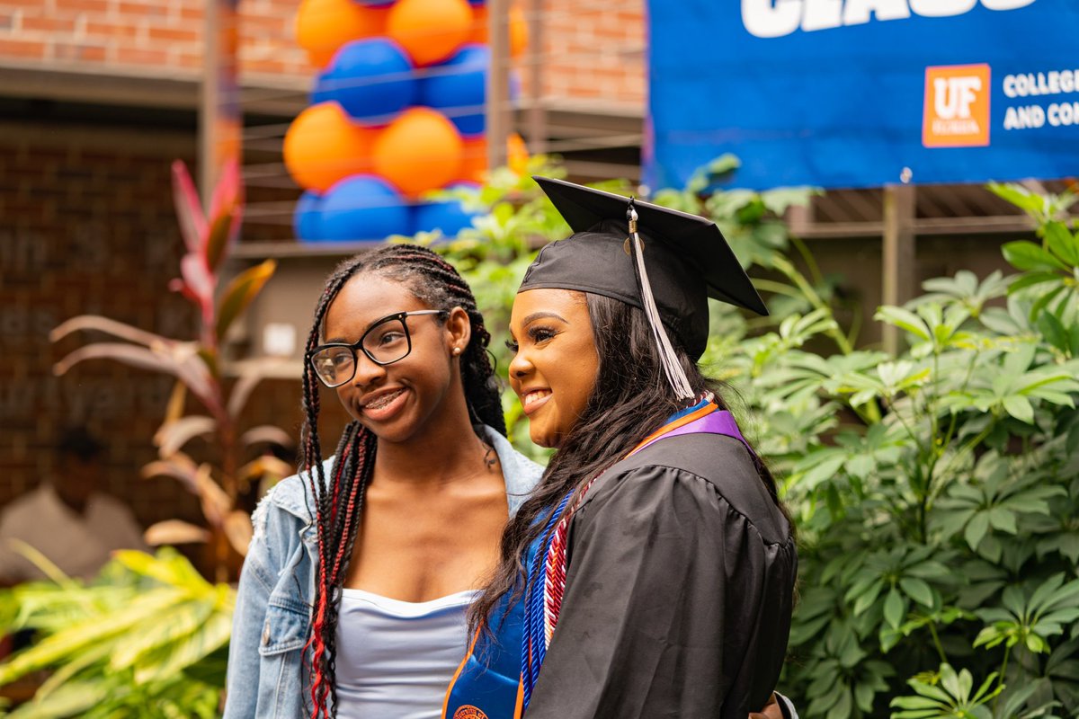 UFJSchool's tweet photo. Congratulations #CommuniGators! Thanks for celebrating with us today. 
Come back soon 🫶 #UFCJCgrad #UFgrad https://t.co/GZgKuXz0yw