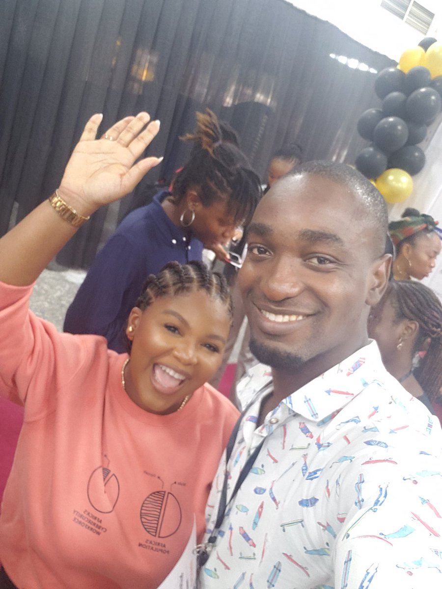 today was well spent, meeting with @sisinerdtweets the boss lady with vibe and @thecyberapostle man like you for cybersecurity they inspire me.. na @ireteeh remain for me to meet.
#CyberStarters23 
thanks to the organizers and sponsors for this great platform. @DiaryOfHackers