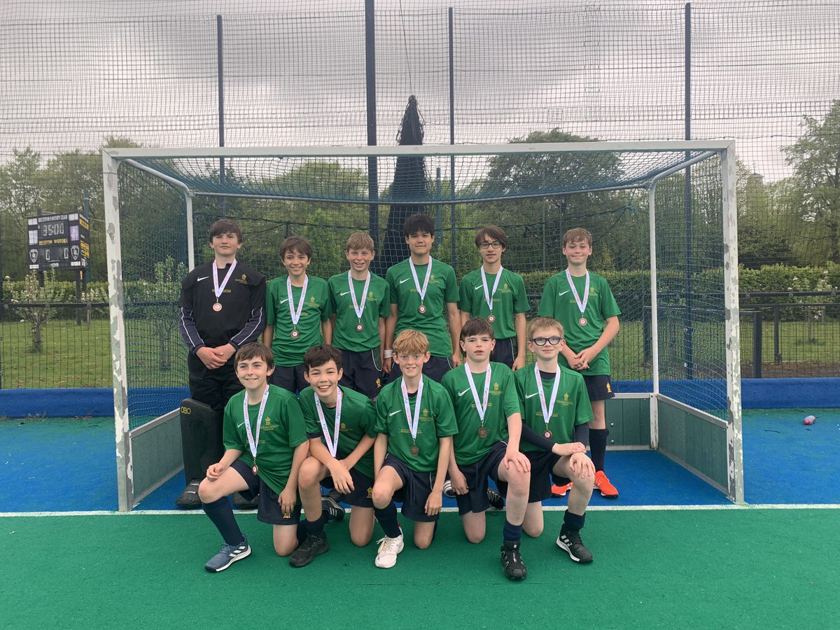 KSCSport1's tweet photo. National Bronze Medalist!!🥉🏑

Congratulations to the Boys U13 hockey side who kept their nerve to take 3rd place on penalties today in Nottingham.

The boys played some superb hockey against the very best schools in the country.

Well done lads. We are so proud!

@kingschester https://t.co/swOnOnRSpw