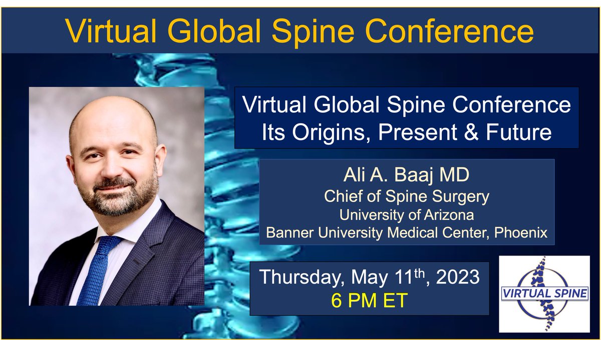 The story of @virtualspine: A timely idea, a dedicated team, and a passion for learning and teaching everything spine. Join us this Thursday for a special session on its origin, present and future. zoom.us/meeting/regist…