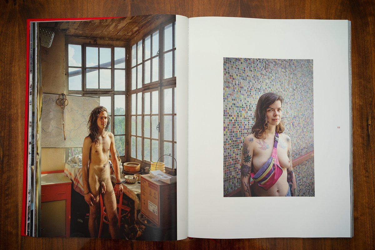 PortraitDaily's tweet photo. 365+ photographs of naked people in the streets and interiors of Brno—Bratislava—Budapest—Vienna.  286x380mm big, 440 pages, 381 photos https://t.co/gcZ50IAHfJ

Shipping worldwide! https://t.co/syOPj1LSYv