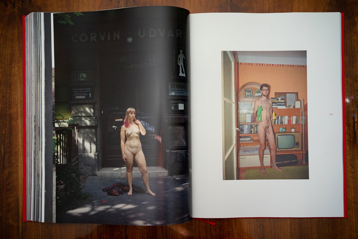 PortraitDaily's tweet photo. 365+ photographs of naked people in the streets and interiors of Brno—Bratislava—Budapest—Vienna.  286x380mm big, 440 pages, 381 photos https://t.co/gcZ50IAHfJ

Shipping worldwide! https://t.co/syOPj1LSYv