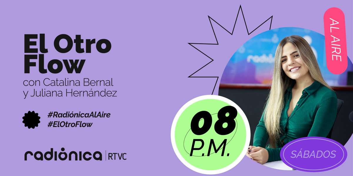 radionicafm's tweet image. La pista de baile se enciende cuando en los parlantes estalla #ElOtroFlow 🔊💥Conéctate con los mejores sonidos urbanos 😎 @CataBernal_ y  @julihernandezh  están #AlAire en todas nuestras frecuencias y en radionica.rocks 🔥