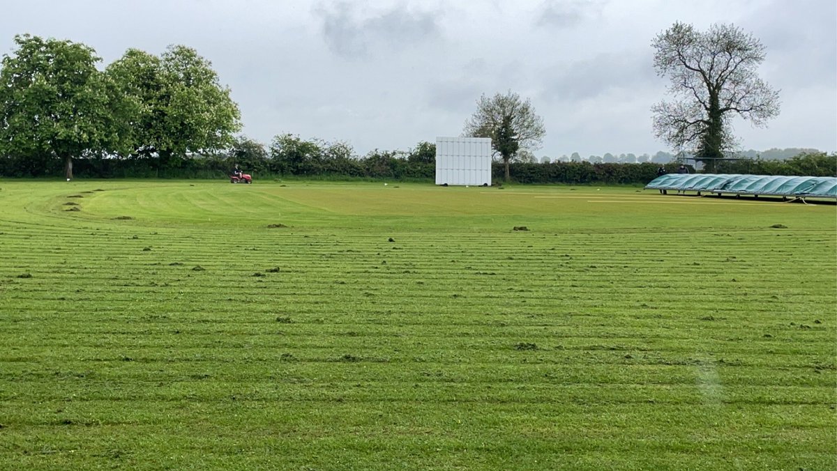 Both teams beaten by the weather today!