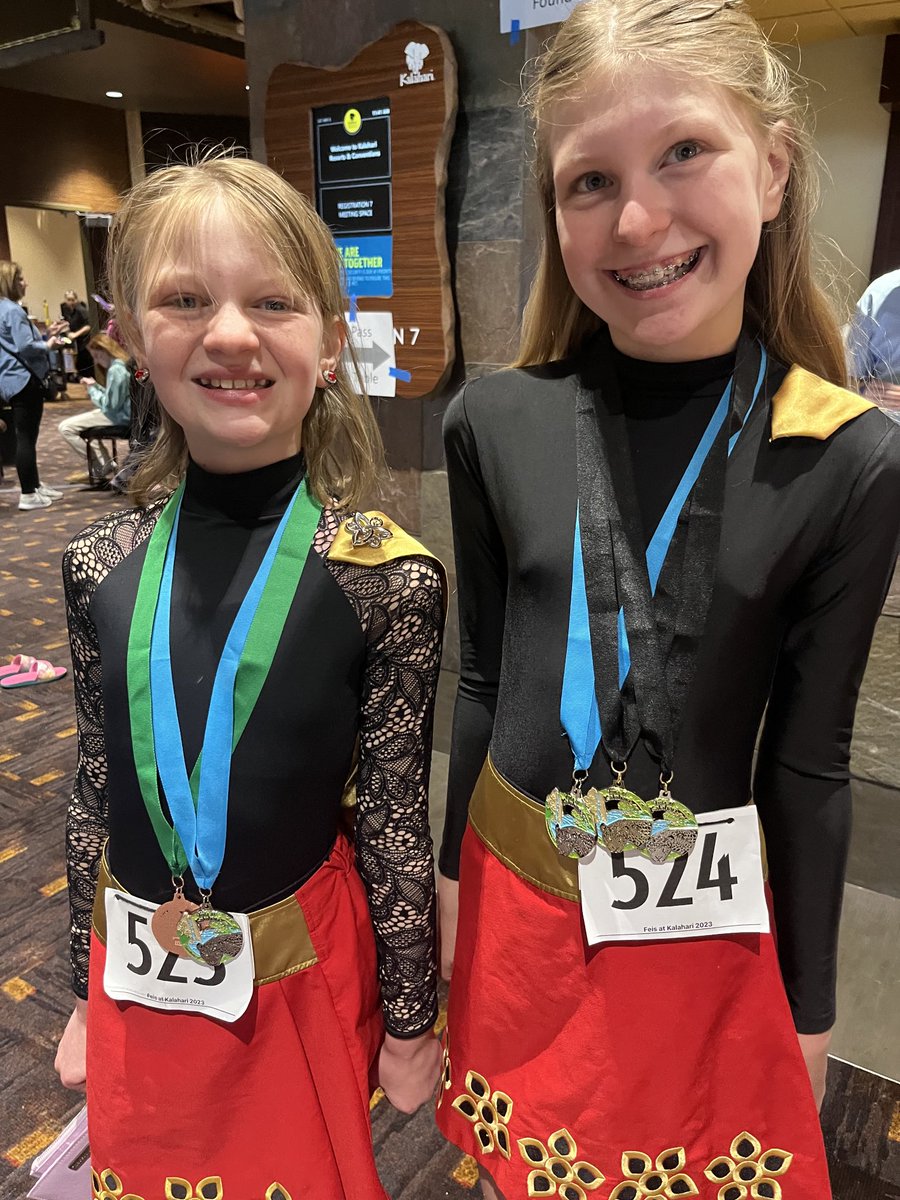 generalkellogg's tweet photo. Granddaughters Madison and Pepper.  Competition winners in Irish dance-way to go!! https://t.co/lPhplUpEVz
