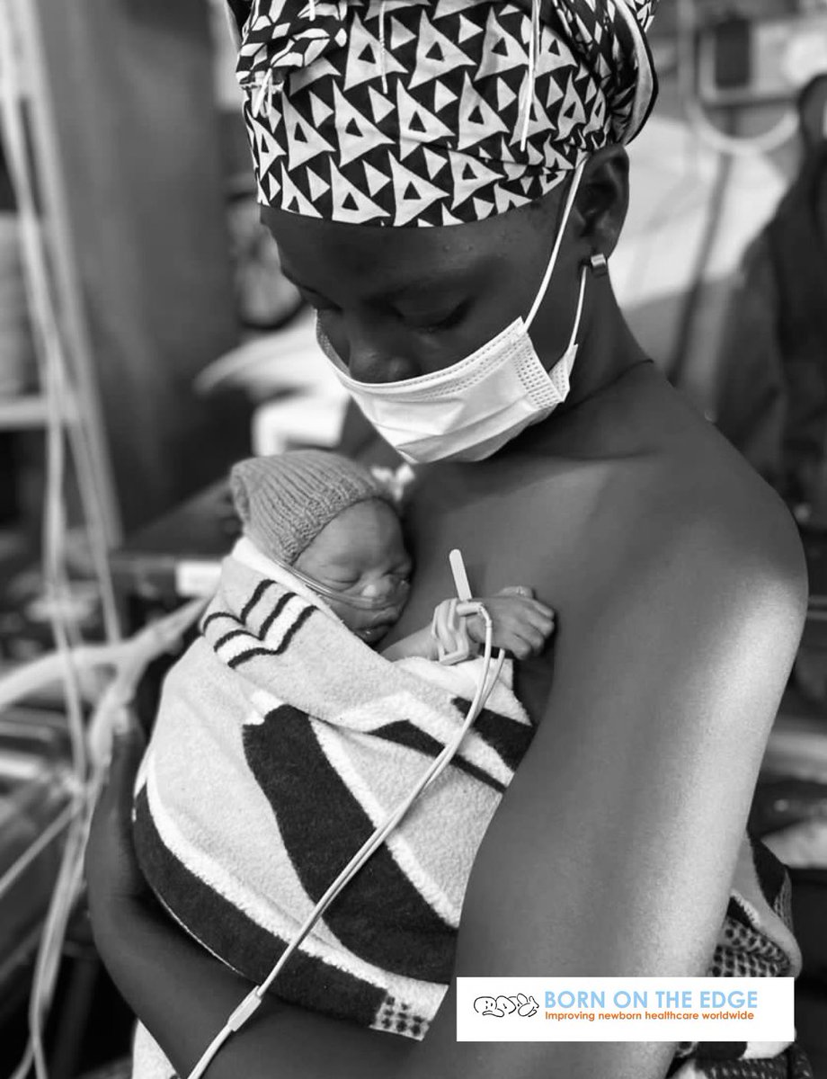 We strive to provide the best #neonatalcare we can and to inspire and train others to do the same. Even in the midst of all the tubes, needles, machines, medicines, drips and oxygen, we have nothing without love 💕 #everynewborn #familycenteredcare #iKMC #KangarooCare
