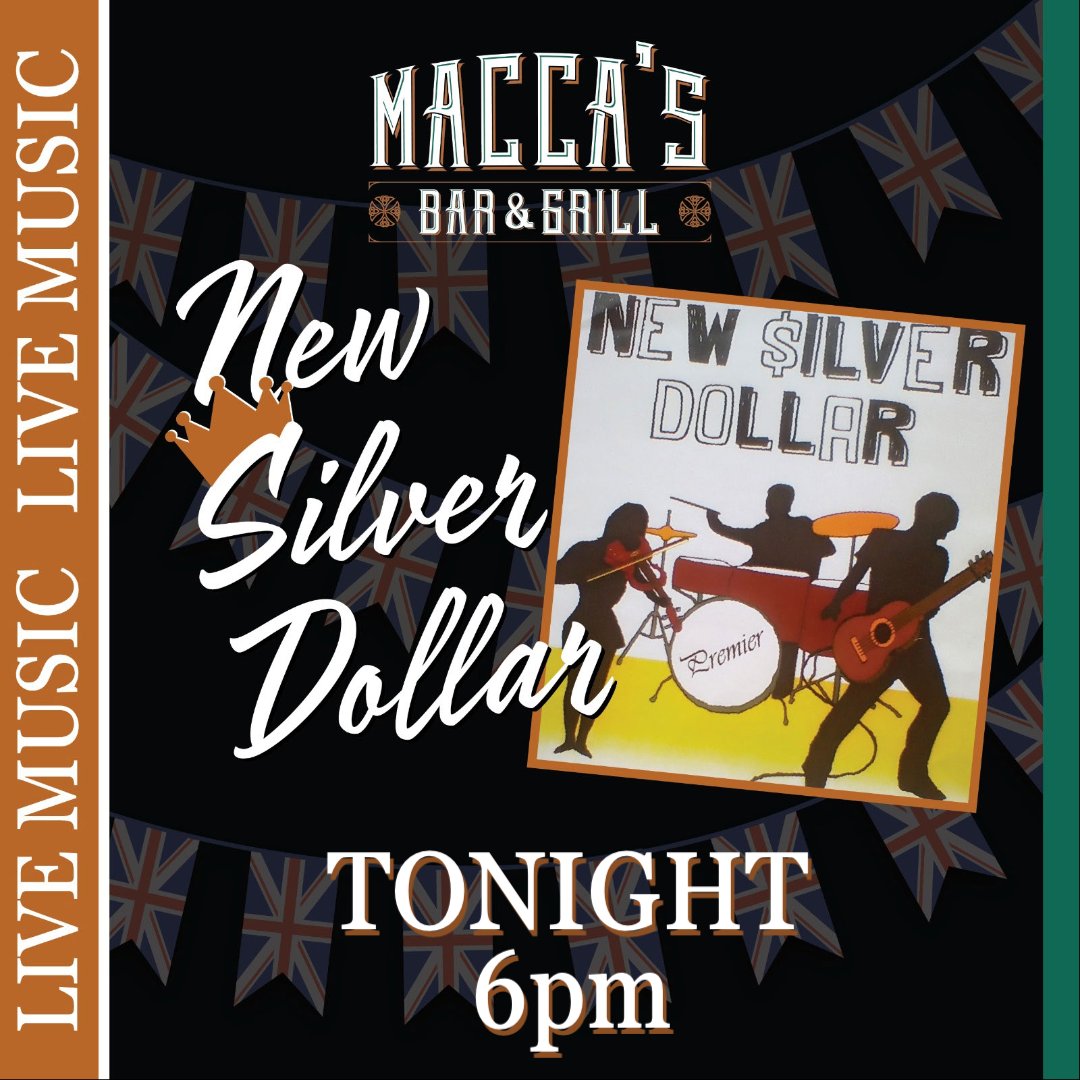 Don't forget, New Silver Dollar will be live from 6pm 💚❤️🎤 #livemusic #guinness #irishbar #prestwich #GuinnessTime #prestwichvillage