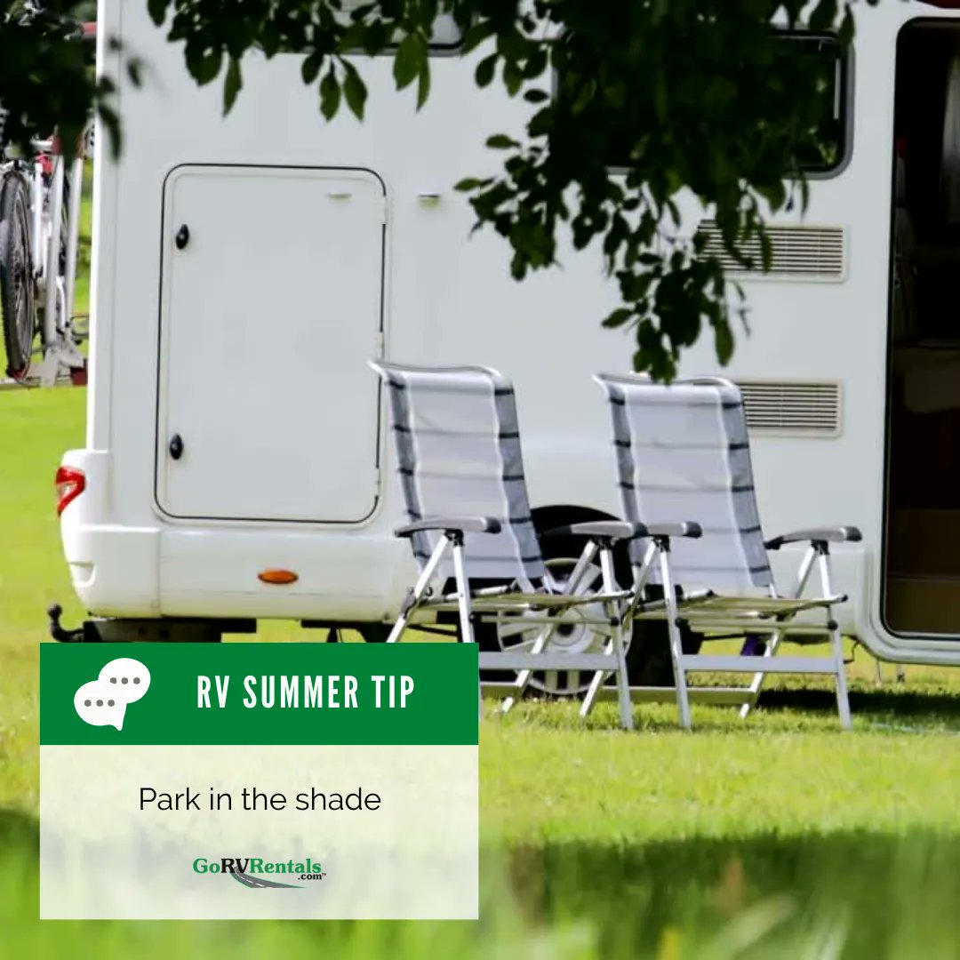 It goes without saying that you should park in the shade, until one forgets and your RV rental has suddenly turned into a Sauna 🔥 #RVvacation #RVrental #GoRVRentals