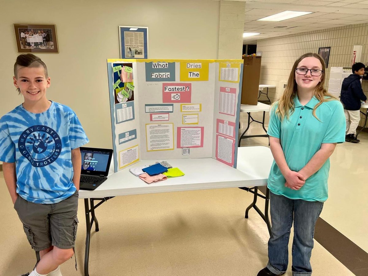 MaryCastleElem's tweet photo. Proud of our Globetrotters for representing MEC at the District Science this morning. Congratulations to the winners. Keep on experimenting Globetrotters! 🧪🥼🌏 #resetMEC #stemeducation https://t.co/1yNN9eSH4K