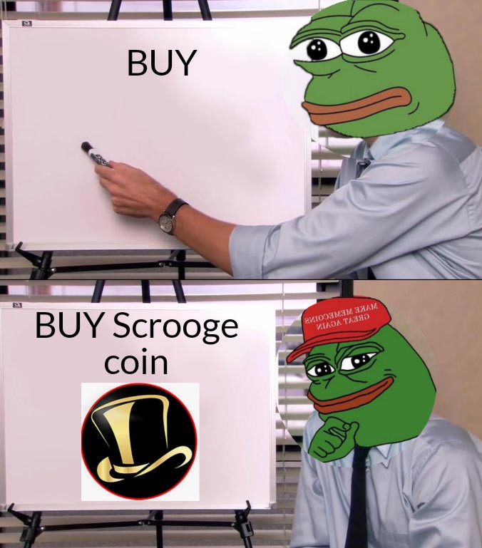 #Scroogecoin isn't a meme coin but I definitely agree with #pepe.  #altcoins #casino #BNB