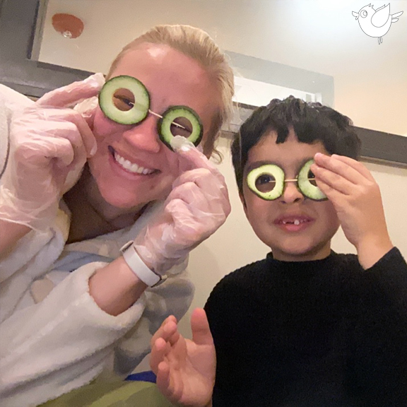 Starting May off with a smile! #pediatrictherapy #therapyclinic #preschool #kindergarten #wheaton #westloop #northcenter #therapyprogram #therapy #therapeutic #schooliscool #learningthroughplay #learning #education #kidsgames #kidsactivities #smiles #therapygym #therapeuticgym