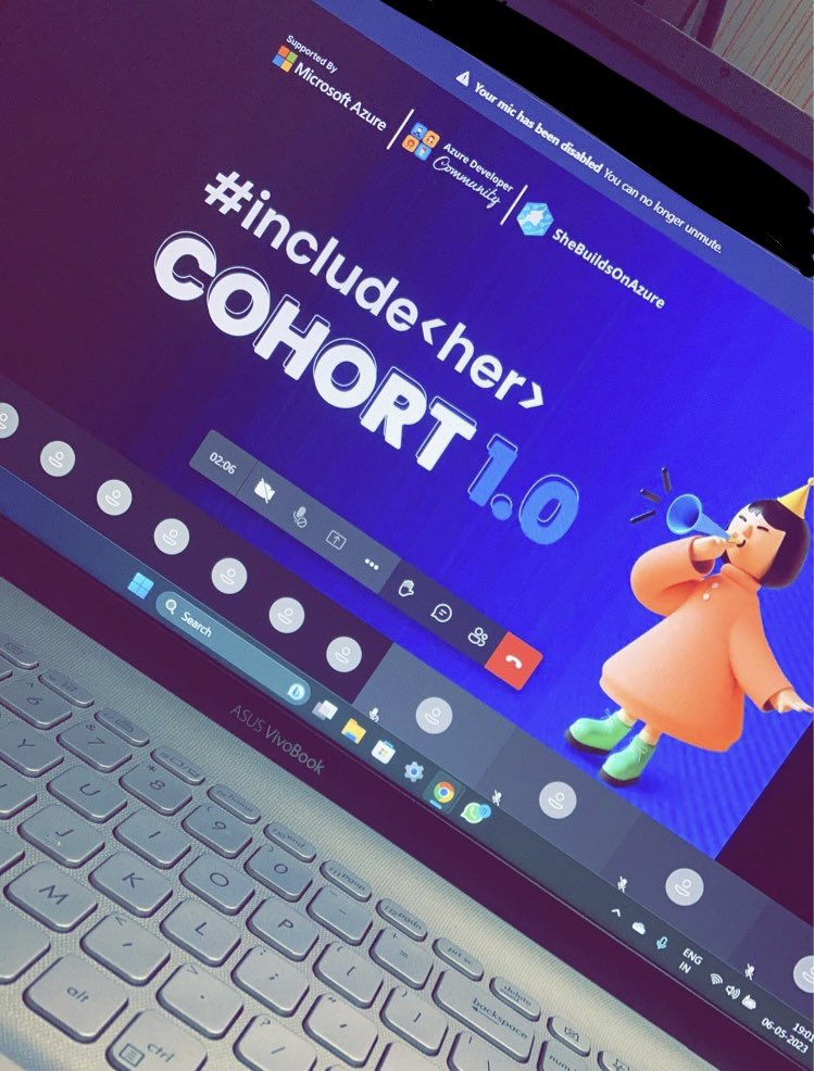 Trilochna_'s tweet photo. I am privileged to be a part of #include<her> Cohort 1.0 by #SheBuildsOnAzure ✨! Excitement levels are soaring as I eagerly await what they have in store for us. Let's keep learning and growing together.
#azuredevelopercommunity #microsoftazure ❄️ @azdevindia https://t.co/y8PTZ2zm95