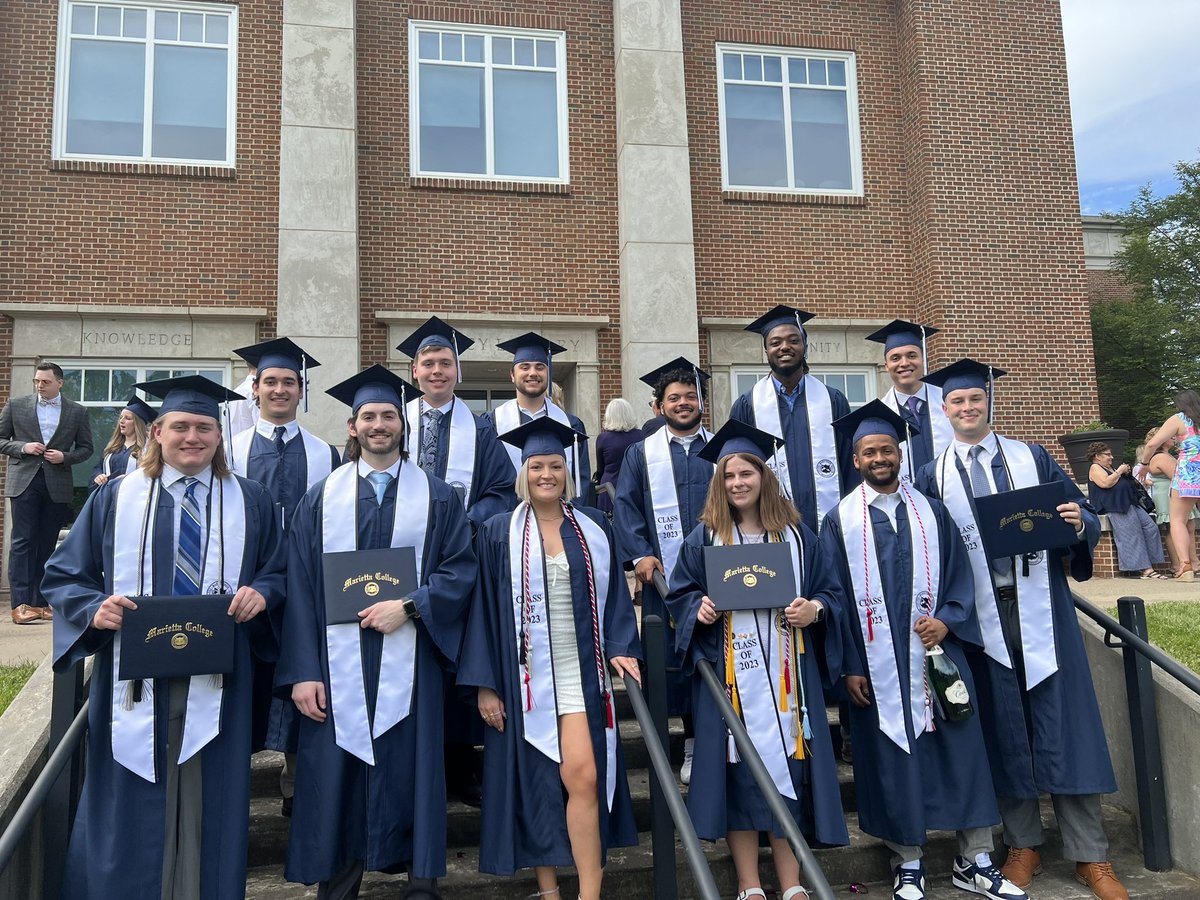 (Most of) the graduating majors and minors in sport management, class of 2023.