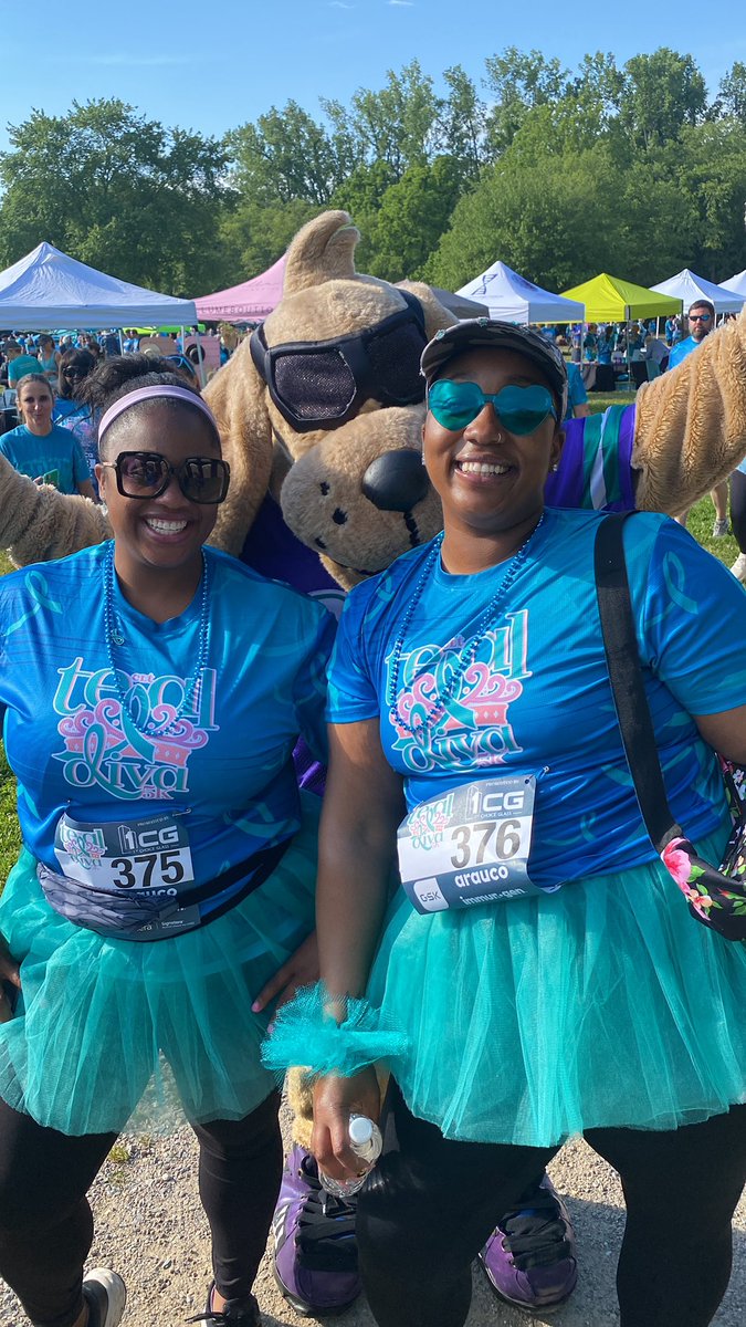 Reflections from a beautiful morning at #McAlpineCreekPark for the <a href="/TealDivaNC/">Teal Diva - an gynecologic cancer support network</a> sisterhood 5k. Thanks to volunteers, runners, supporters, and survivors who came out to join in the Queen City’s #tealdiva5k 💜👟🎽