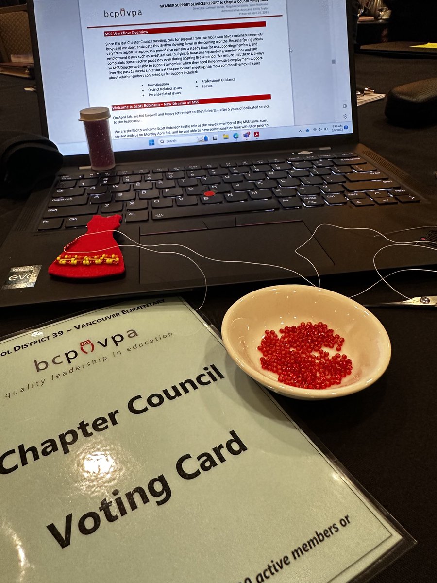 AnkieCarswell's tweet photo. #multitasking @BCPVPA #ChapterCouncil https://t.co/cRKOc2K86y