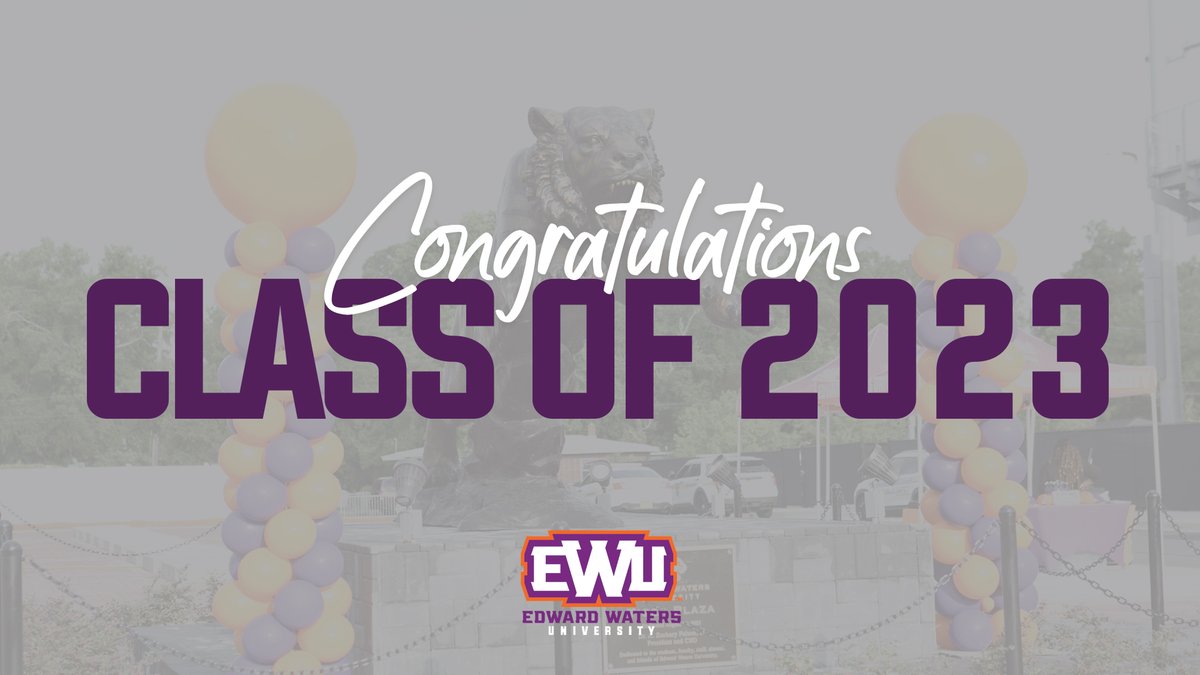 ewctigers's tweet photo. Congratulations to the historic, resilient, committed, and now commenced - Edward Waters University Class of 2023! Go Forth and Prosper! #HBCUGrads #EWU23 #EminencePersonified https://t.co/QrTscQORlo