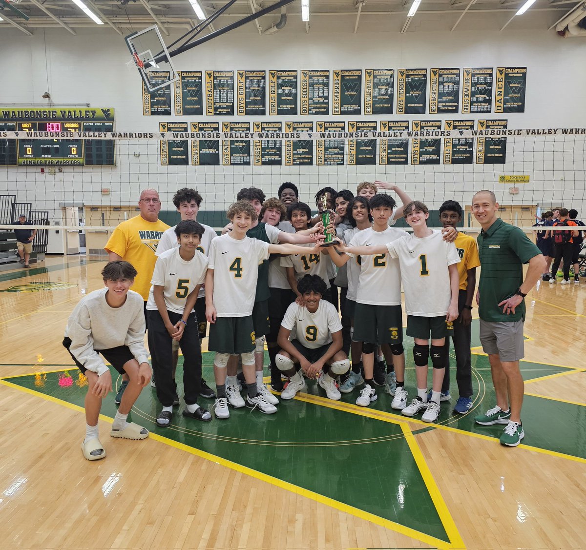 Congratulations to our Freshmen team for going undefeated, not dropping a set in the Warrior Invite and taking the Championship! #createdbytheculture #thefuture #bewv