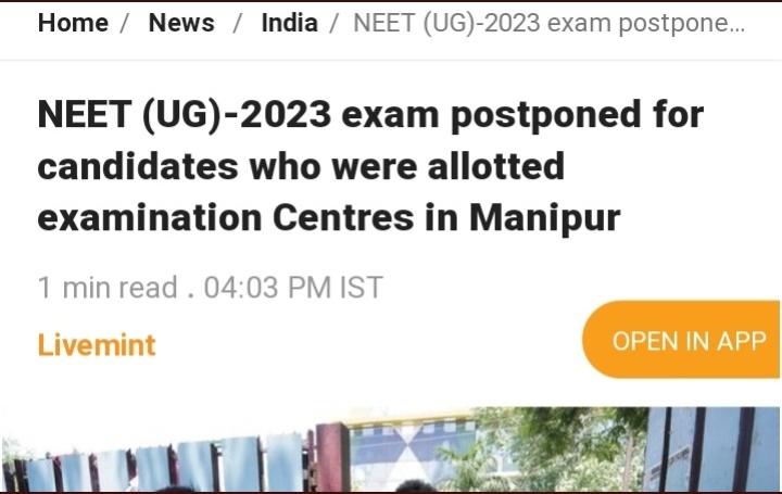 DivyaGurra86435's tweet photo. How can you do this??  It's injustice please postpone to all... we need time to prepare... #postponeNEETUG2023
@DG_NTA @EduMinOfIndia @narendramodi https://t.co/5gQXvzRNwc