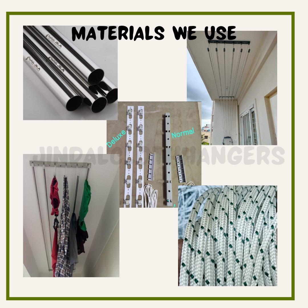 Jindalclothhang's tweet photo. Contact us for more details
Call 9844110812
#jindalclothhangers
#clothhanger
#clothdryinghanger
#ceilinghanger
#ceilingclothhanger
#pulleyhanger
#pulleyclothhanger
#shoerack
#wallmountedshoerack
#balconysafetynet
#safetynet
#Bangalore https://t.co/FTRKGhS4Pf