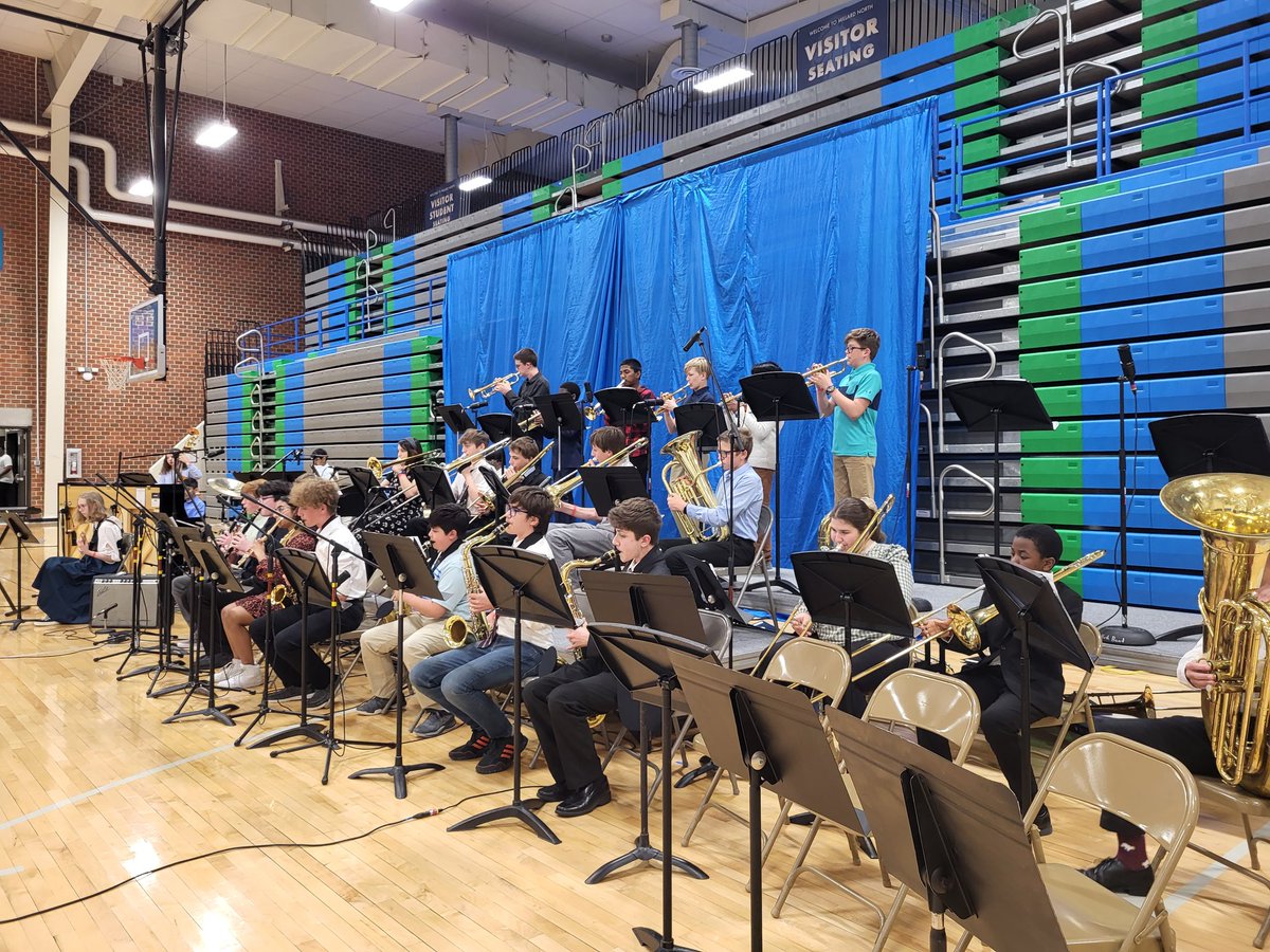MNMS_Band's tweet photo. The Big Band Dance was a huge hit! Thank you to @MNHS_Band for the invite! This is always a favorite way to end the Jazz Band season! @DrIngwerson @NMS_Mustangs https://t.co/19O4YXq7ok