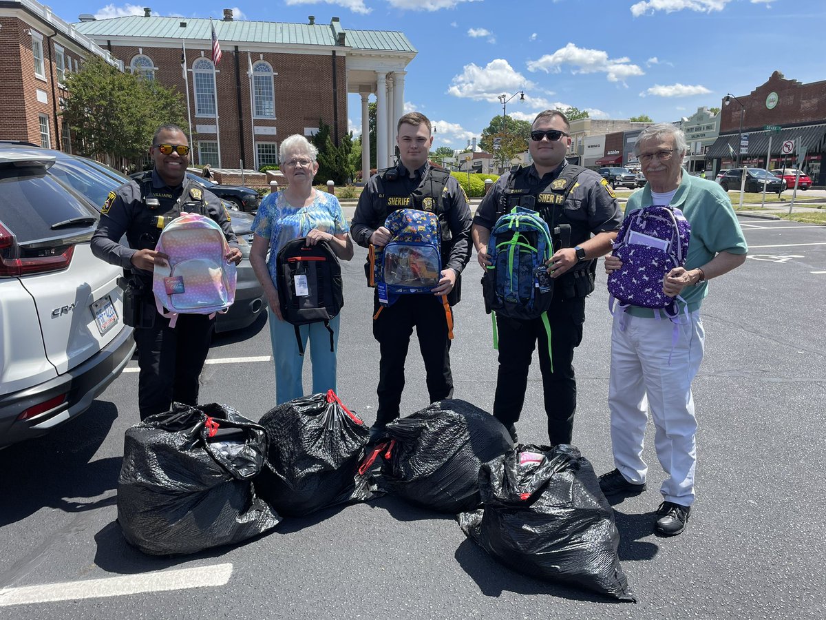 We’d like to take this time to thank Phyllis and Manon Pruitt for their donation of 50 book bags to the Sheriffs Office. These book bags will be used for our annual Book Bag Bash that will be held on August 5th. Stay tuned for more information as we get closer to the date.