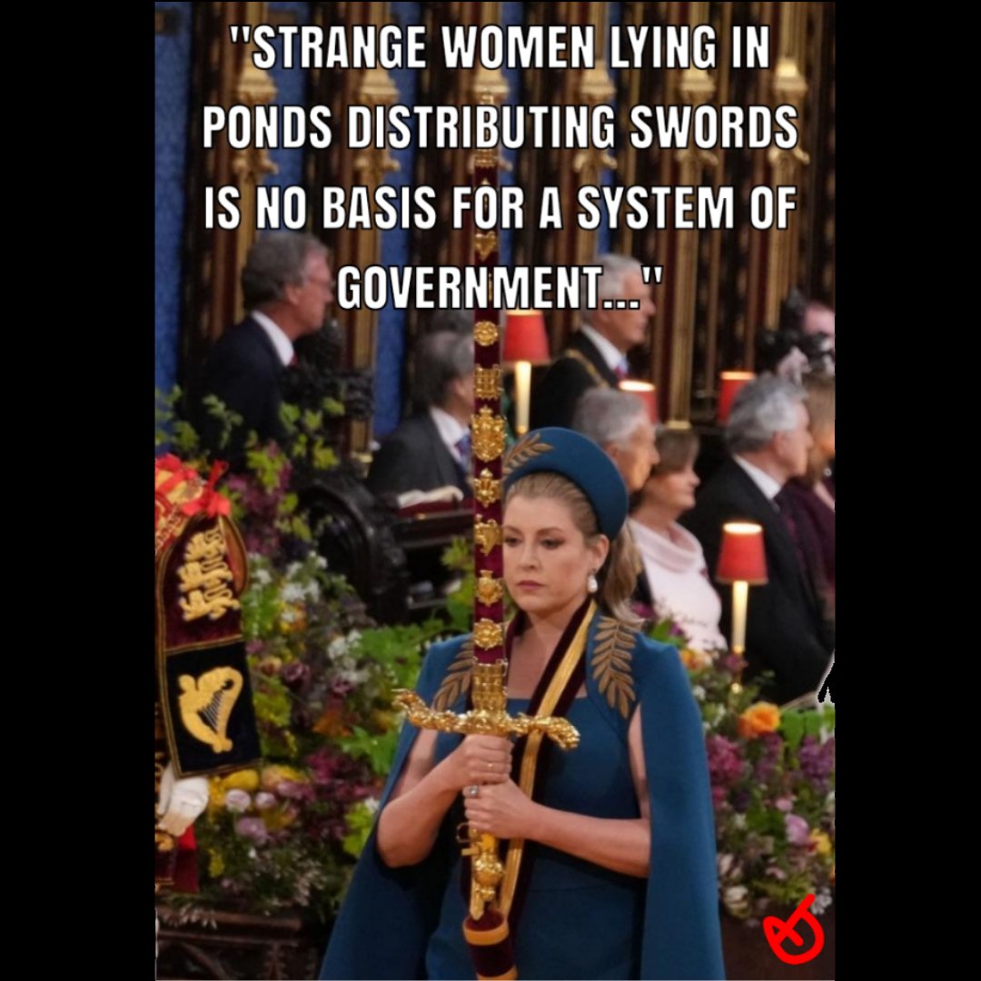 Monty Python and the Holy Grail isn't meant to be historically accurate...
#Coronation2023 #coronation #kingcharles #montypython #montypythonandtheholygrail