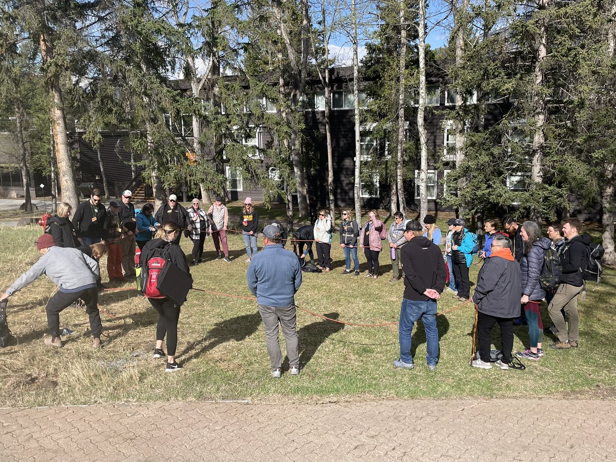 darrenmoroz's tweet photo. Another AMAZING DAY OUTSIDE at the Banff Centre for the Outdoor Education Conference!!! @GEOEC @takemeoutside @Albertaparks #OLconference23 https://t.co/Df1eLzFUkz