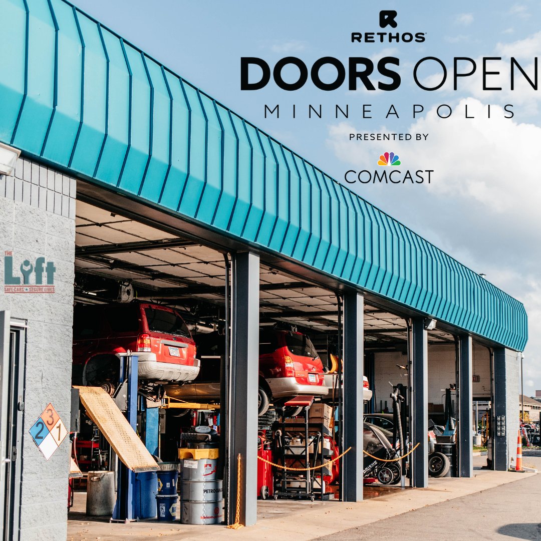 TheLiftGarage's tweet photo. The Lift Garage is a venue during Doors Open Minneapolis!

On Saturday, May 13th from 10am-5pm, we invite you to see the inner workings of our shop, including what it looks like underneath a car, identify car parts, and see repair tools! 

Visit https://t.co/qB1iwRyGu1

#DOMPLS https://t.co/N430QTA0pp