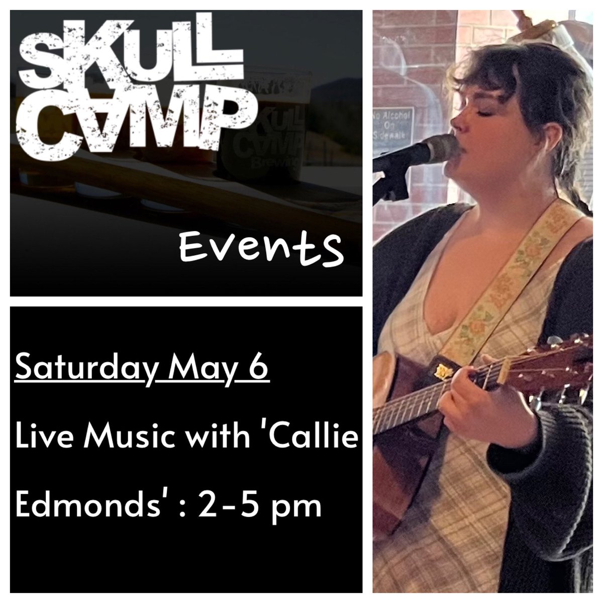 jeddie14's tweet photo. Come out and see Callie today at
Skull Camp Brewing
2000 N Bridge St
Elkin, NC
2:00pm-5:00pm https://t.co/N66aMLXCQO