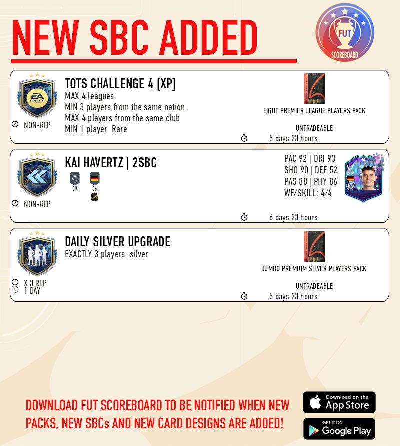 Fut_scoreboard's tweet image. 🧩 NEW SBC ADDED 🧩