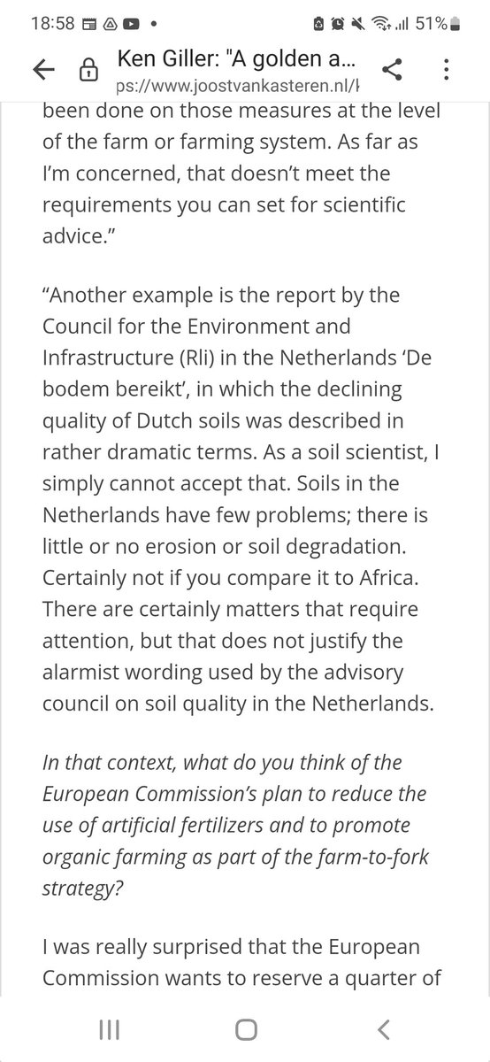 Zo eens met @KenGiller.  De Nederlandse bodem zijn echt in prima staat. Natuurlijk kan het beter. Maar een problemen elders zijn van een ander kaliber. Veel landen zouden moord doem voor de huidige nlse bodems.