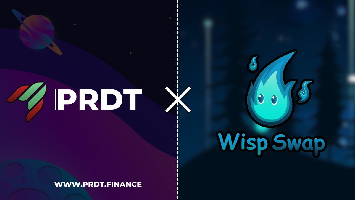 PRDT_Finance's tweet photo. 🔥 PRDT is thrilled to  officially announce the newest addition to PRDT’s integration family! @WispSwap! 🚀

Soon launching our highly customizable binary options platform powered by PRDT on WispSwap!  Stay tuned for more info and launch date.  

What is @WispSwap❓ 👇🧵 https://t.co/IwwpBn9hfH