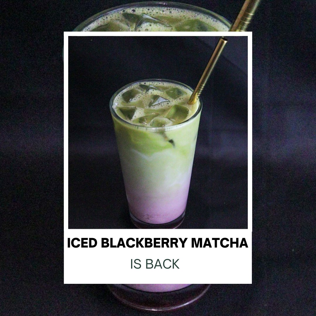 Can you believe it? Our Iced Blackberry Matcha is back on the menu for this summer! It's the perfect drink to keep you cool during the hot weather. #yyc #yyccc #calgary #drink #iceddrink #cool #summer #spring #fringecoffee #coffeelover #matcha #matchalatte #matchalattelove