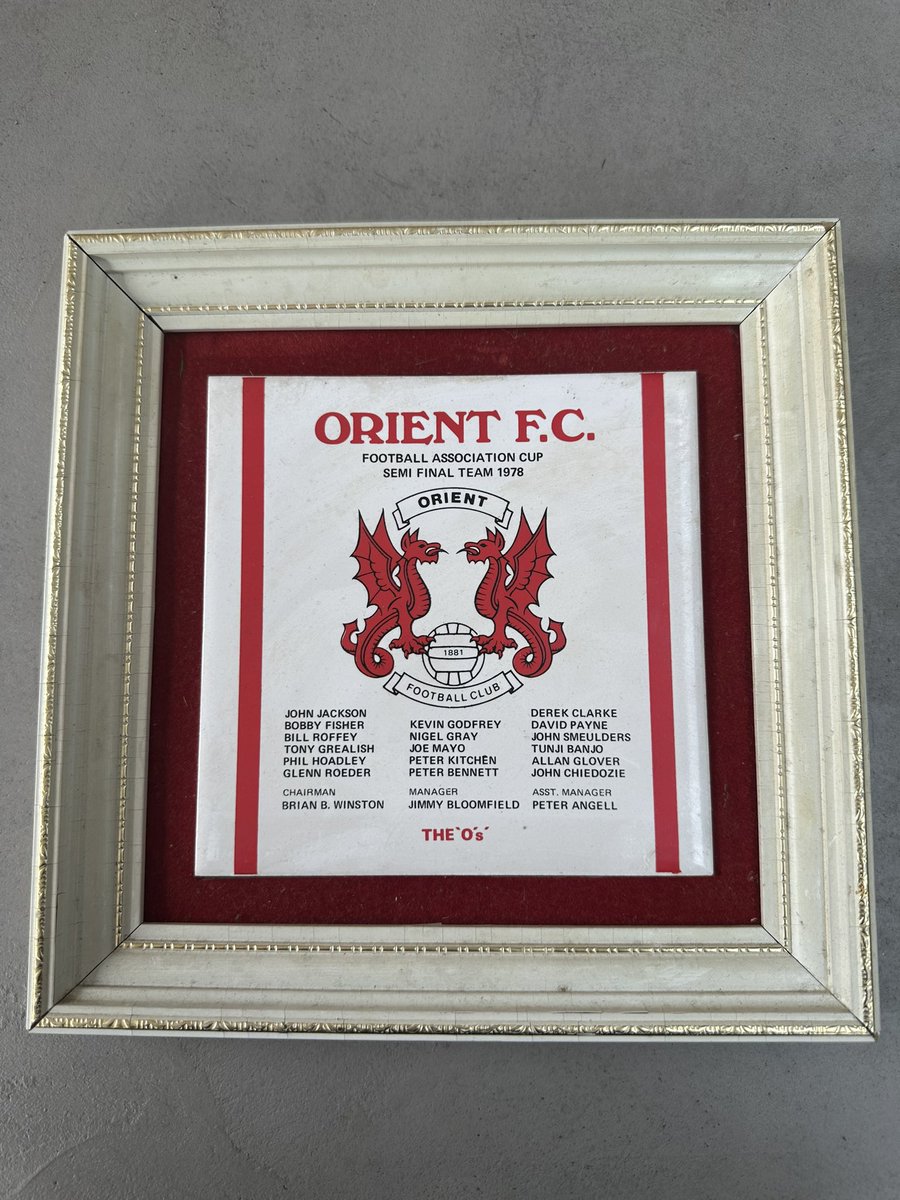 Found this corker yesterday. <a href="/leytonorientfc/">Leyton Orient FC</a> <a href="/LOFCSupporters/">LOFC Supporters 🏆</a> <a href="/orientlegend/">Peter Kitchen</a> <a href="/Orientpics/">OrientPhot0's</a>